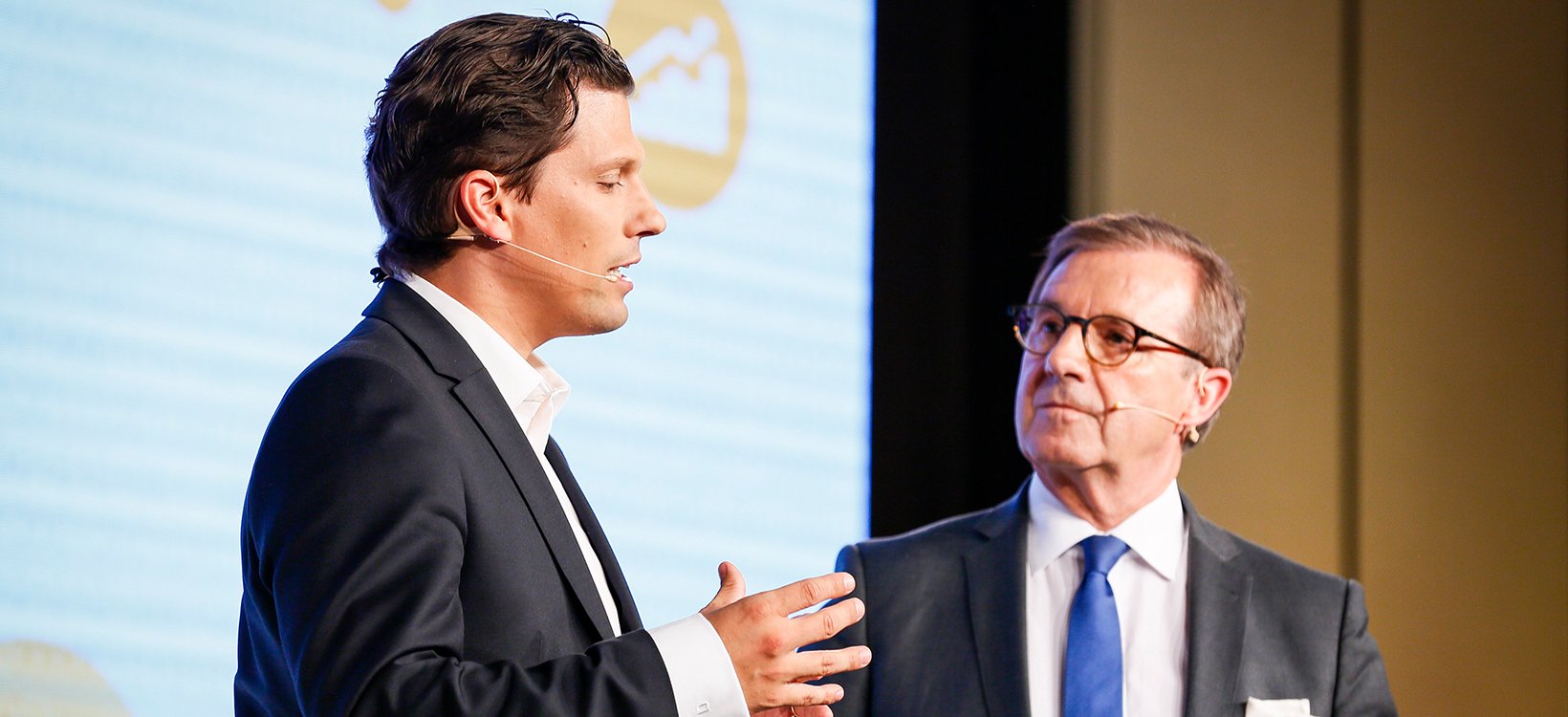 Dr. Hubertus Porschen auf der Bühne