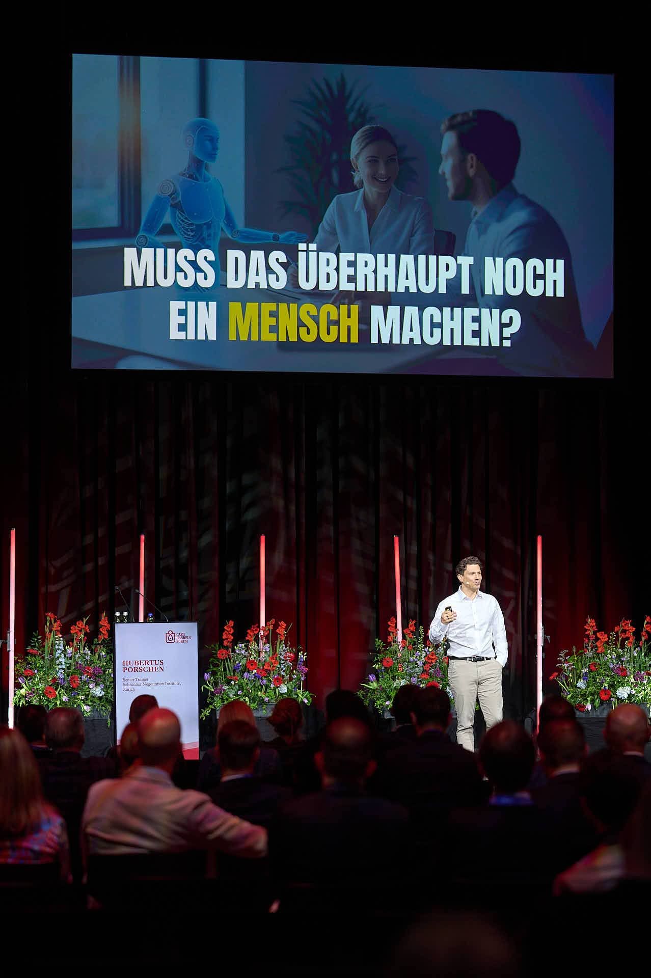 Dr. Hubertus Porschen — Keynote live beim Schranner Negotiation Institute Zürich